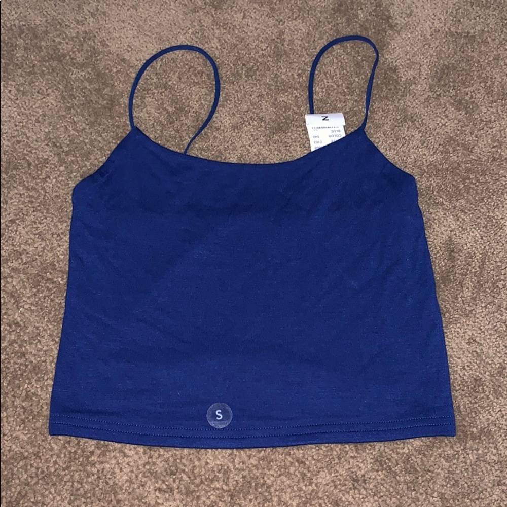 Navy blue tank